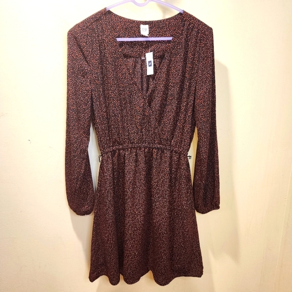 GAP long Sleeves Short Dress new with tag size XS - Picture 1 of 13